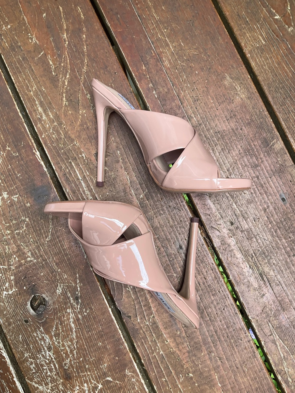 Steve Madden Patent Heels Mules Tango - Picture 2 of 9